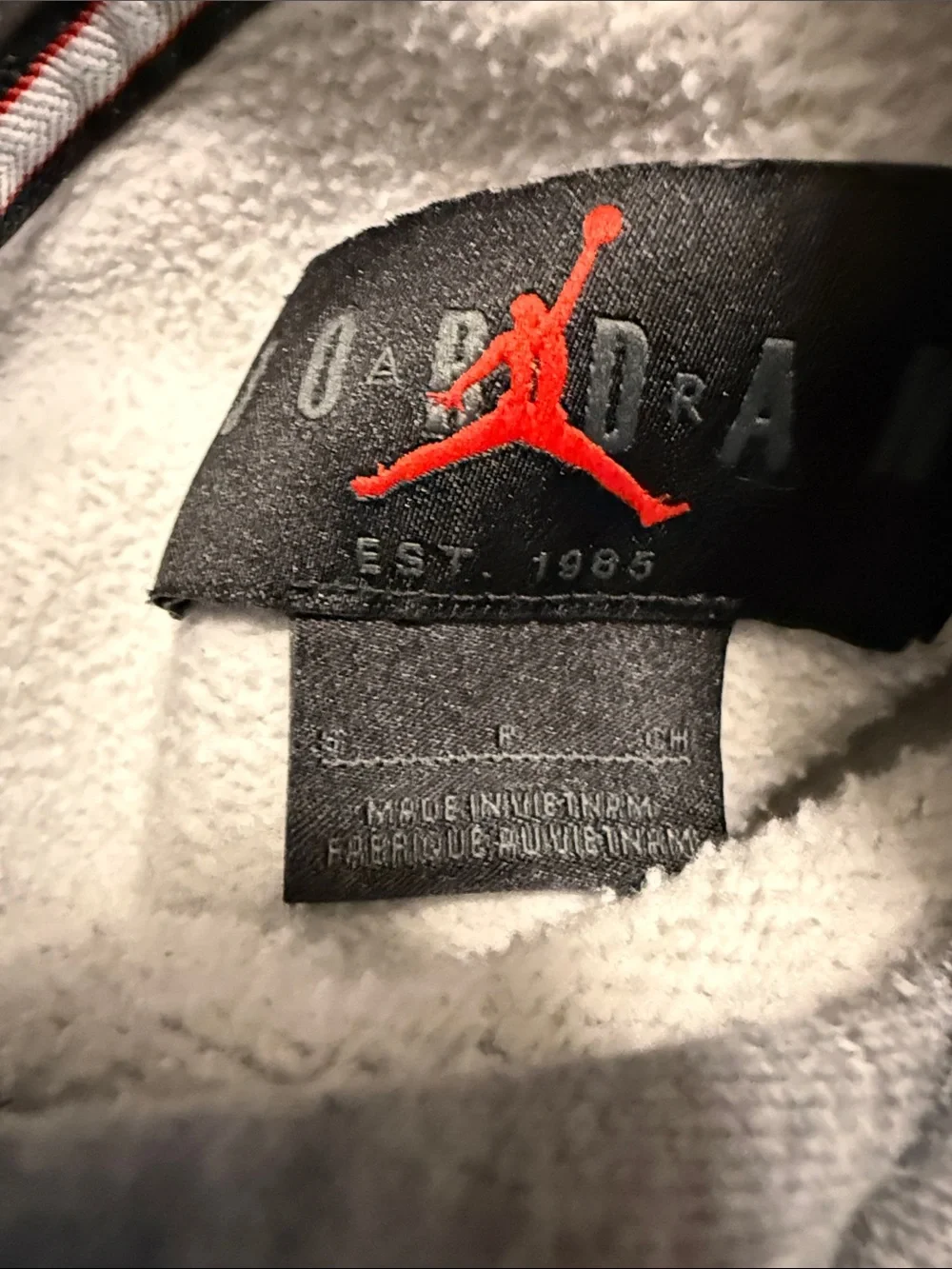 Jordan Brooklyn Fleece Grey Men's Pullover Hoodie S